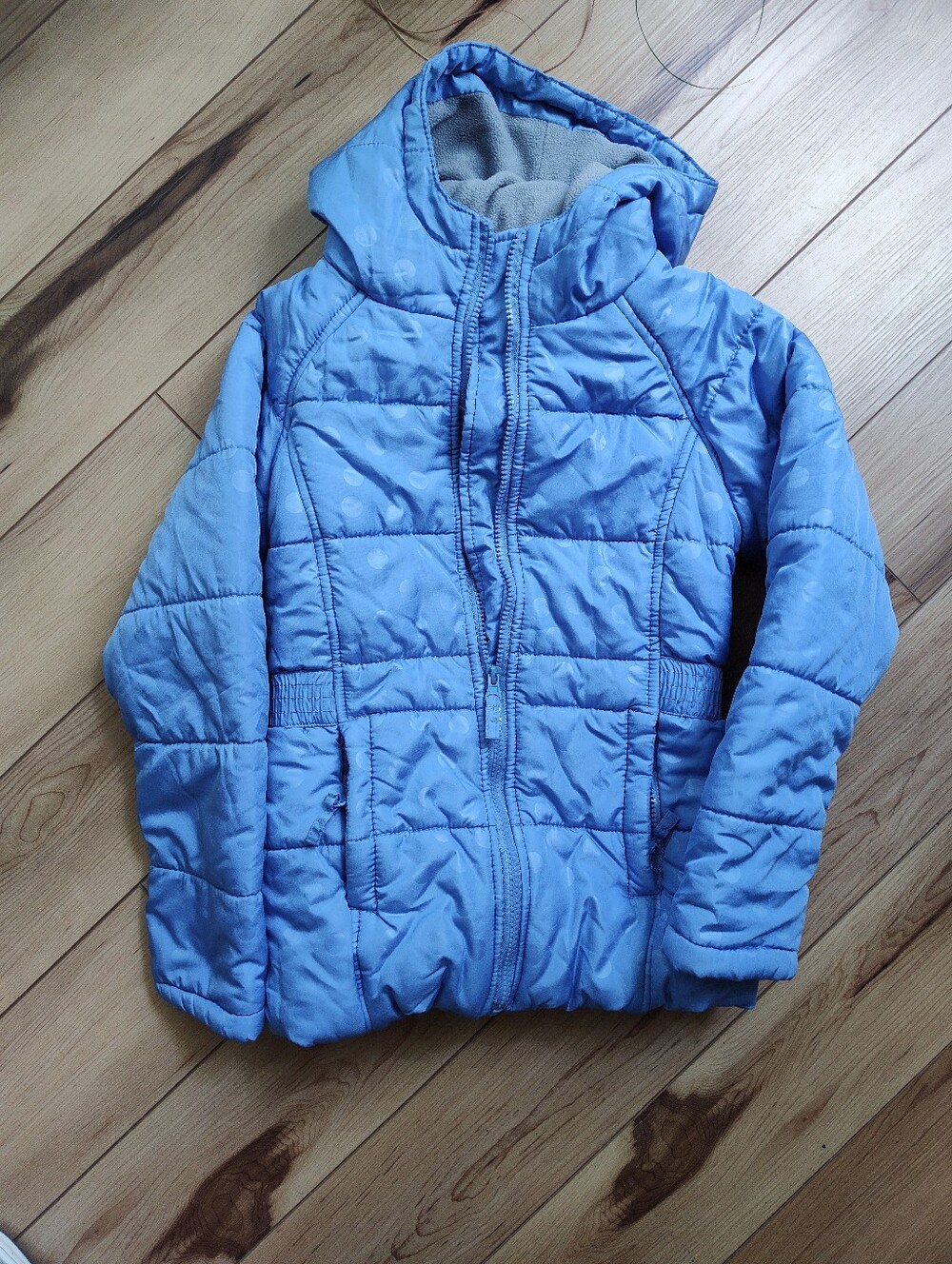 Roebuck & Co Kids Light Blue Hooded Puffer Jacket